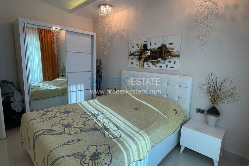 Purchase  1+1 apartment in Mahmutlar - furniture, glazed balcony, sea view, 200 m to the beach 8 