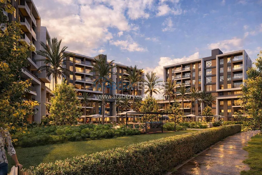 New residential complex under construction in Antalya, Kundu 8 