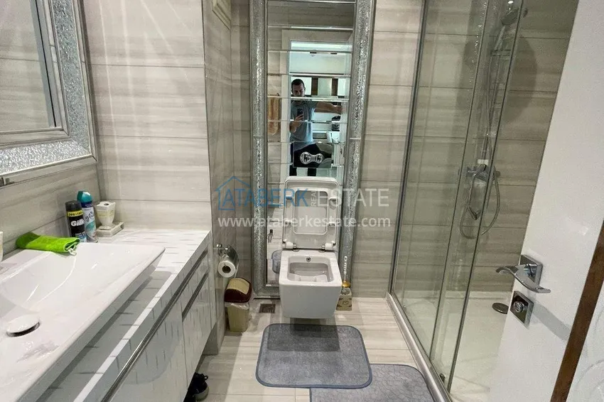 Purchase  1+1 apartment in Mahmutlar - furniture, glazed balcony, sea view, 200 m to the beach 9 