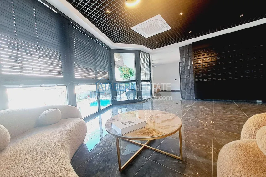 1+1 apartment in the center of Alanya, Cleopatra beach area - sea and fortress view 13 