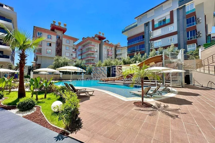 Three-room apartment in the center of Alanya - new property in a comfort-class residence 11 