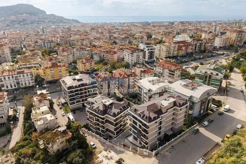 Three-room apartment in the center of Alanya - new property in a comfort-class residence 1 