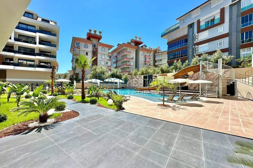 Three-room apartment in the center of Alanya - new property in a comfort-class residence 13 