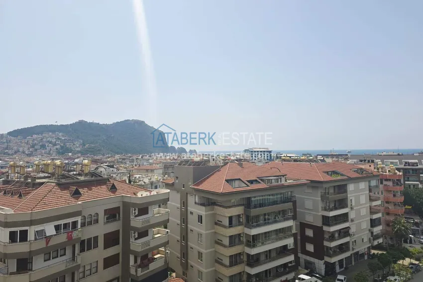 Purchase 1+1 apartment in the center of Alanya, Cleopatra beach area - sea and fortress view 13 
