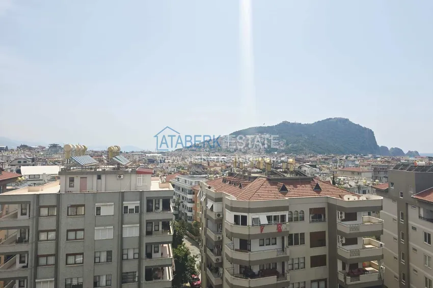 Purchase 1+1 apartment in the center of Alanya, Cleopatra beach area - sea and fortress view 14 