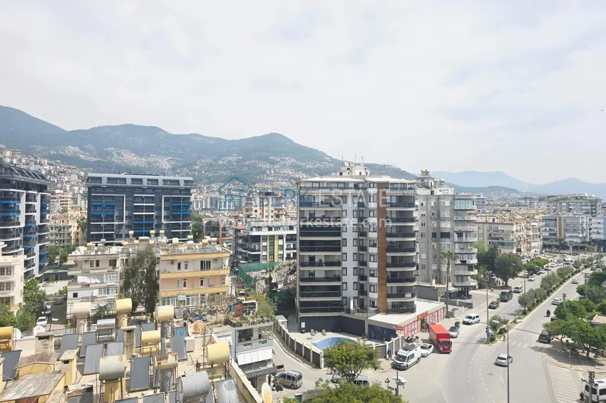 Purchase 1+1 apartment in the center of Alanya, Cleopatra beach area - sea and fortress view 15 