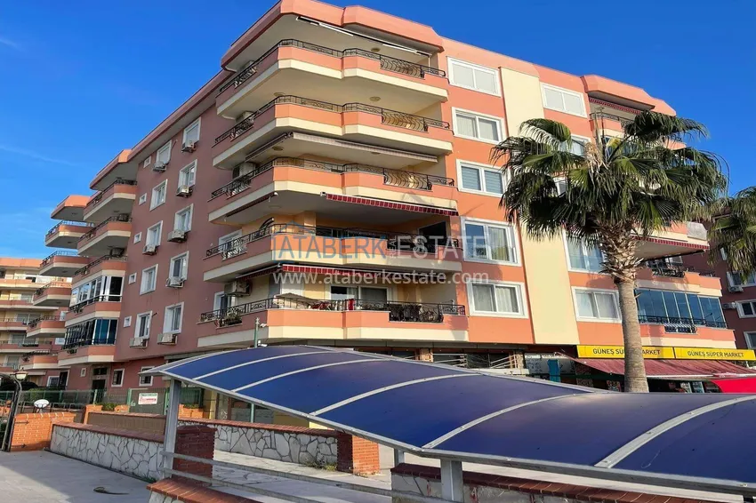 Linear 3+1 apartment on the first line in Mahmutlar - furniture, direct sea view 15 