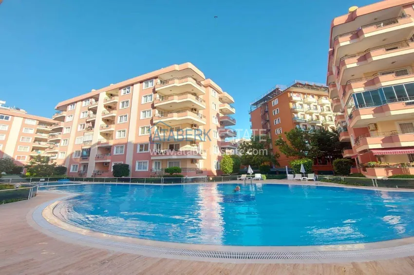 Linear 3+1 apartment on the first line in Mahmutlar - furniture, direct sea view 5 