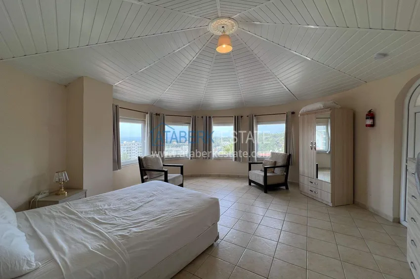 Purchase 4+1 triplex villa in Avsallar - furnished, with pool and sea view 11 