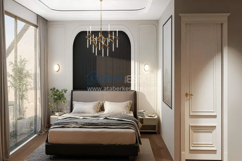 Purchase  A new project in the center of Alanya at the start of sales - 0% installments, minimum prices, residence permit 19 