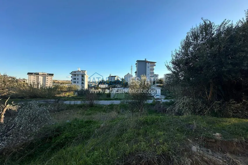 Plot of land in Avsallar - building permit 1 