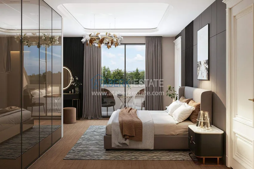 Purchase  A new project in the center of Alanya at the start of sales - 0% installments, minimum prices, residence permit 20 