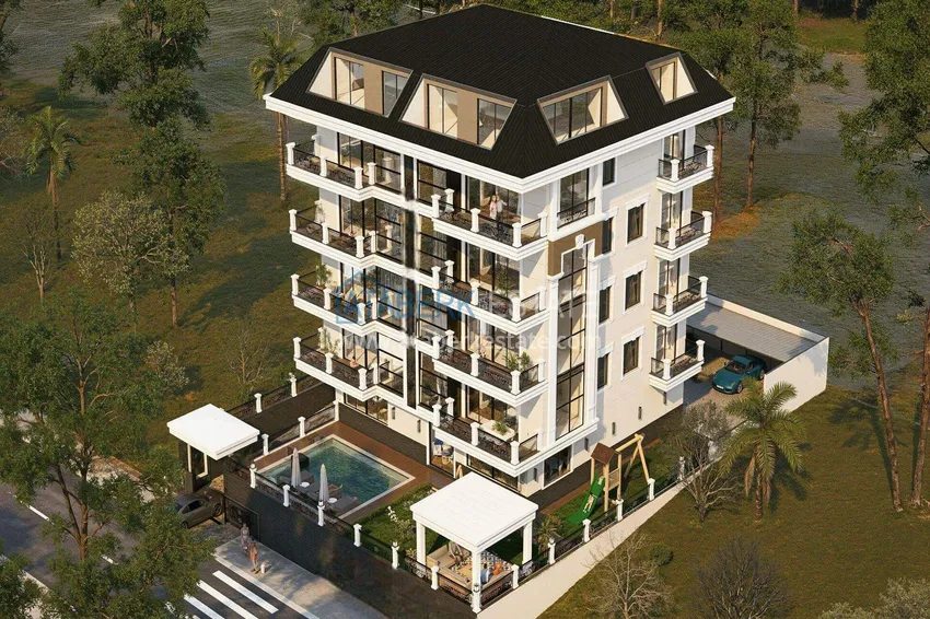 A new project in the center of Alanya at the start of sales - 0% installments, minimum prices, residence permit 1 