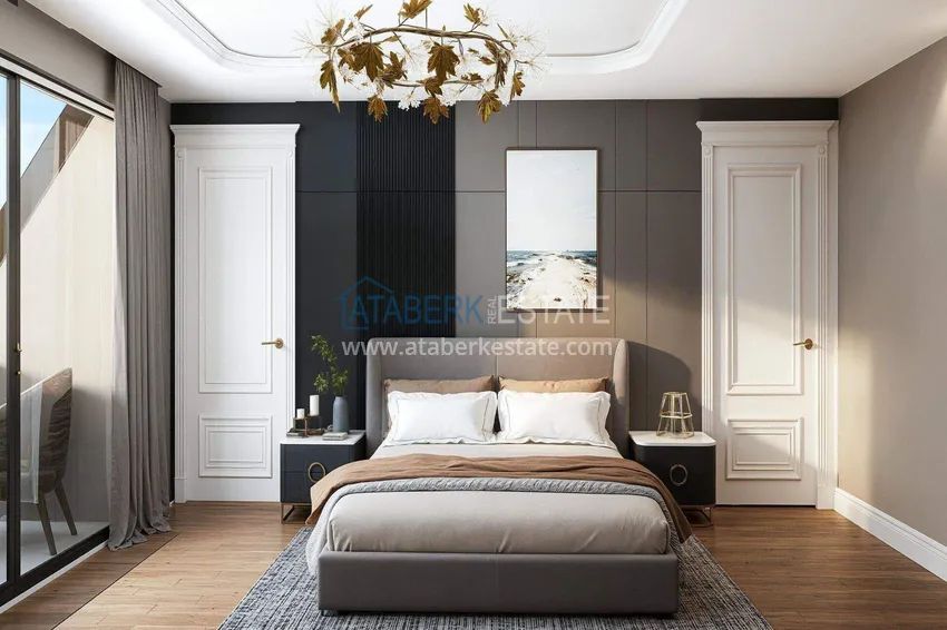 Purchase  A new project in the center of Alanya at the start of sales - 0% installments, minimum prices, residence permit 22 