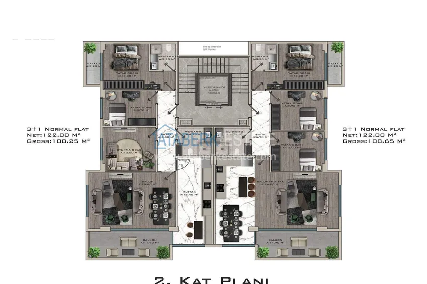 Buy cheap A new project in the center of Alanya at the start of sales - 0% installments, minimum prices, residence permit 5 