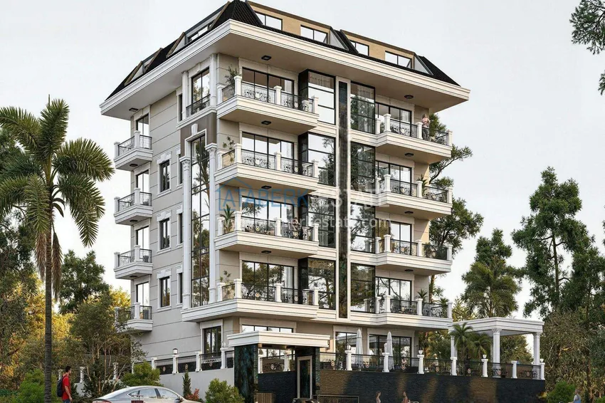 A new project in the center of Alanya at the start of sales - 0% installments, minimum prices, residence permit 2 