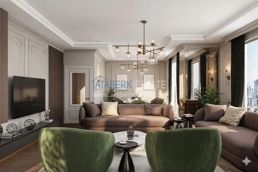 Purchase  A new project in the center of Alanya at the start of sales - 0% installments, minimum prices, residence permit 12 