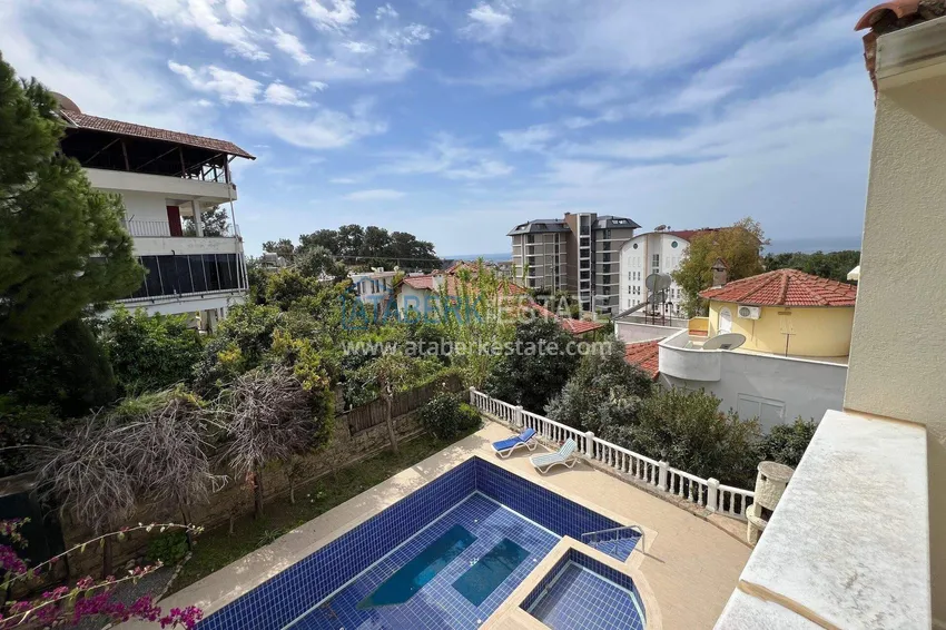 Purchase 4+1 triplex villa in Avsallar - furnished, with pool and sea view 39 
