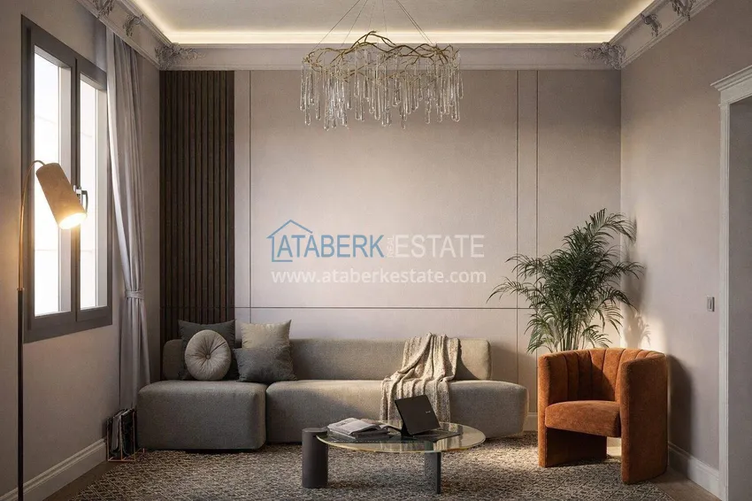 Purchase  A new project in the center of Alanya at the start of sales - 0% installments, minimum prices, residence permit 4 