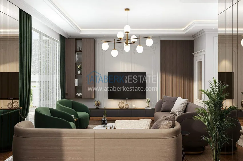 Purchase  A new project in the center of Alanya at the start of sales - 0% installments, minimum prices, residence permit 13 