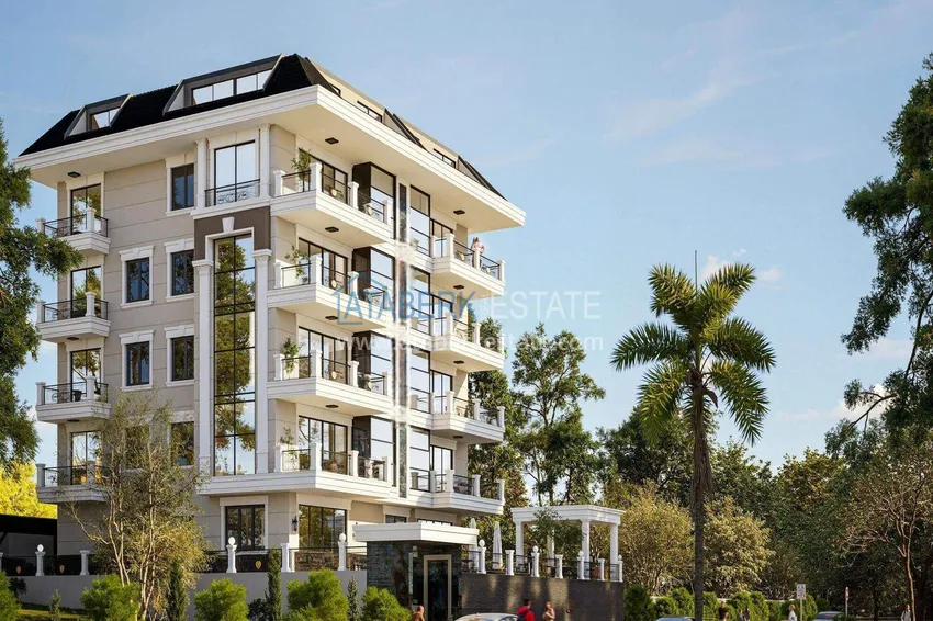 A new project in the center of Alanya at the start of sales - 0% installments, minimum prices, residence permit 5 