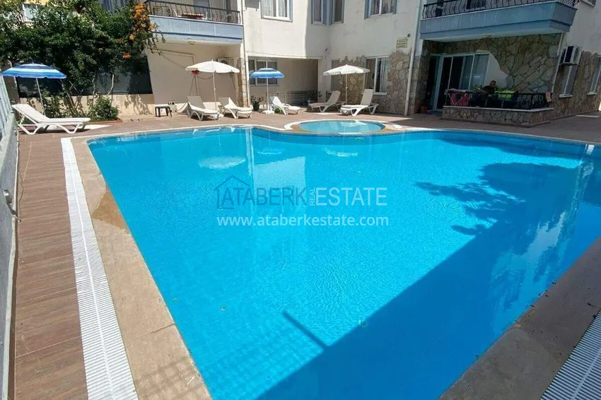 Cheap 1+1 apartment in Oba - furnished, near the Alanya shopping center 7 