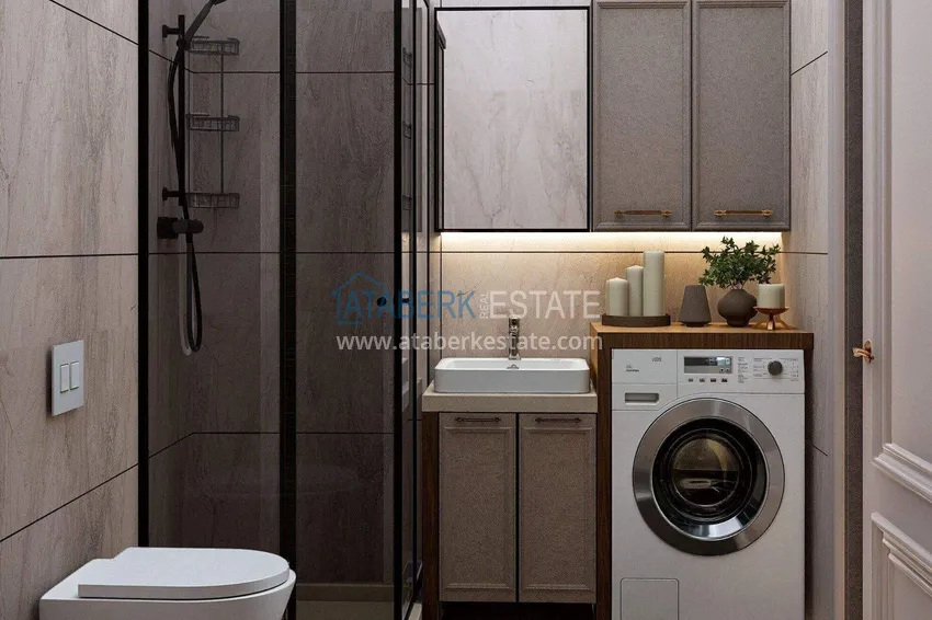 Purchase  A new project in the center of Alanya at the start of sales - 0% installments, minimum prices, residence permit 8 