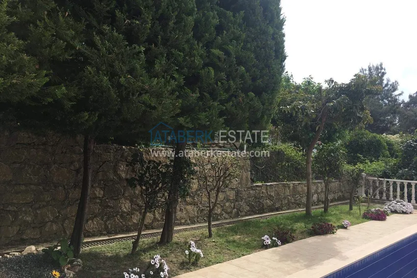 4+1 triplex villa in Avsallar - furnished, with pool and sea view 9 