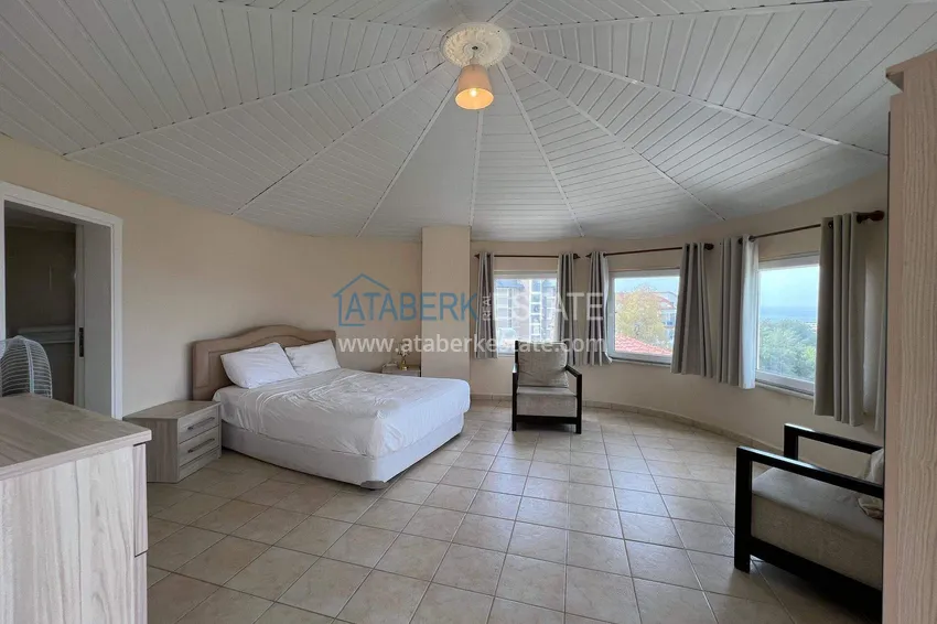 Purchase 4+1 triplex villa in Avsallar - furnished, with pool and sea view 9 