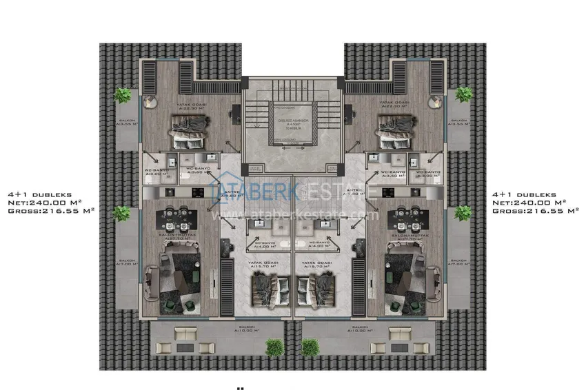 Buy cheap A new project in the center of Alanya at the start of sales - 0% installments, minimum prices, residence permit 7 