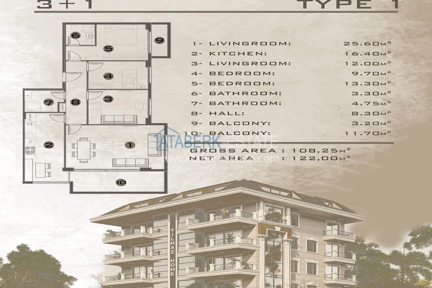 Buy cheap A new project in the center of Alanya at the start of sales - 0% installments, minimum prices, residence permit 1 
