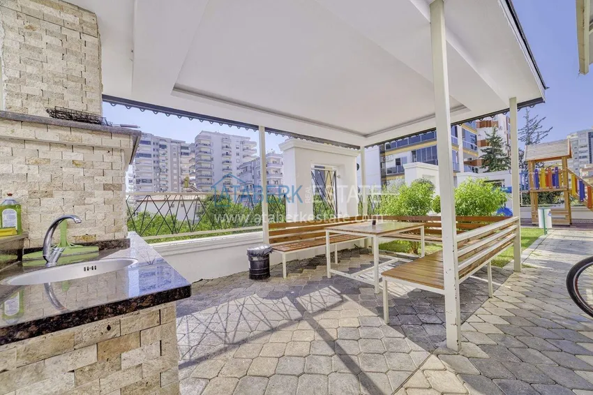 Penthouse duplex 4+1 in Mahmutlar - furniture, prestigious complex, 350 meters from the sea 12 