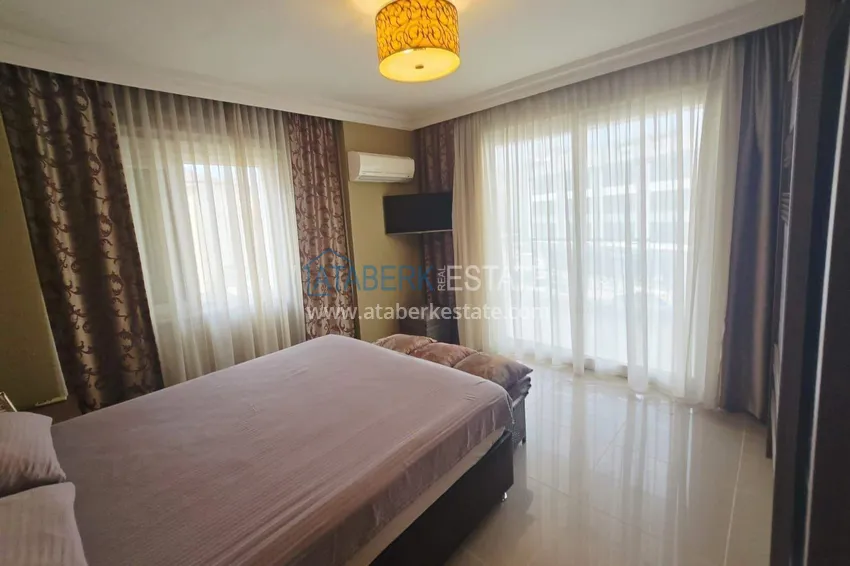 Purchase  Apartment 2+1 for a residence permit in the Oba area - furniture, mountain view, comfortable residence 14 