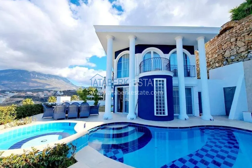 Citizenship property. Detached two-storey villa in Alanya, Kargicak district 4 