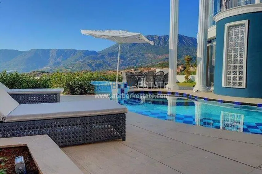 Citizenship property. Detached two-storey villa in Alanya, Kargicak district 8 