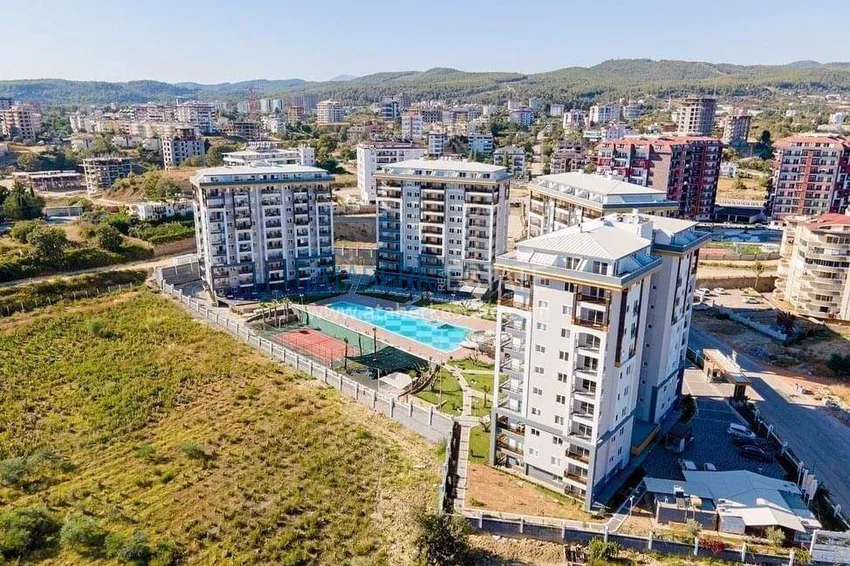 Furnished 1+1 apartment in Avsallar - a residence with rich infrastructure 2 