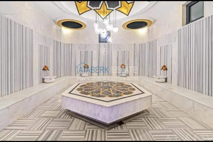 Furnished 1+1 apartment in Avsallar - a residence with rich infrastructure 16 