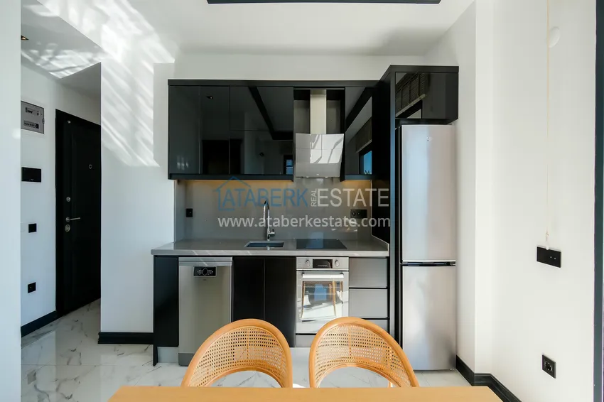 Purchase  1+1 sea view apartment in Kestel - first line, suitable for citizenship 10 