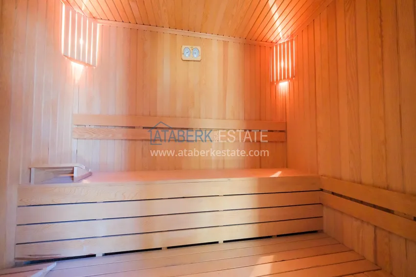 1+1 sea view apartment in Kestel - first line, suitable for citizenship 12 