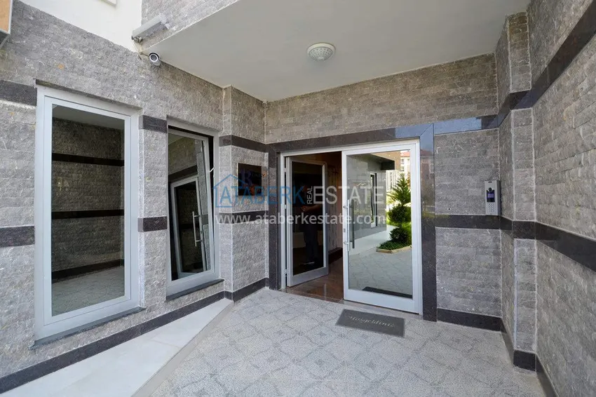 Apartment 1+1 70 m2 in Kestel — furnished, glazed balcony, 100 meters from the sea 13 