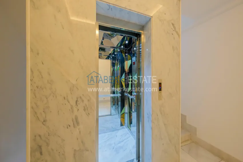 1+1 sea view apartment in Kestel - first line, suitable for citizenship 13 