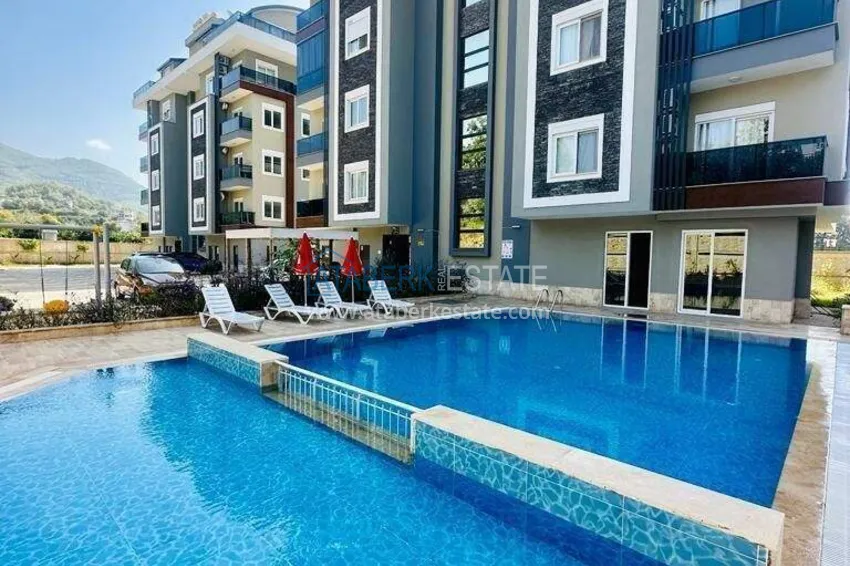 2+1 apartment in Alanya, Oba district - a residence with infrastructure 4 