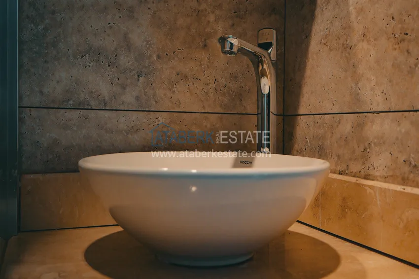 Purchase  1+1 sea view apartment in Kestel - first line, suitable for citizenship 21 