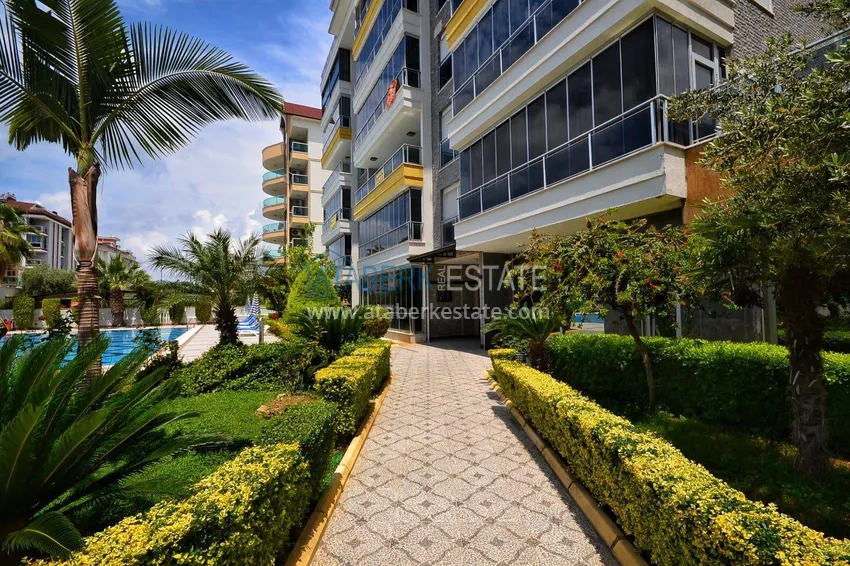 Apartment 1+1 70 m2 in Kestel — furnished, glazed balcony, 100 meters from the sea 6 