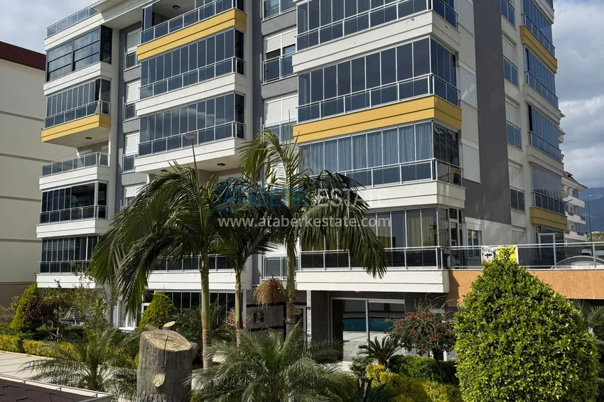 Apartment 1+1 70 m2 in Kestel — furnished, glazed balcony, 100 meters from the sea 7 