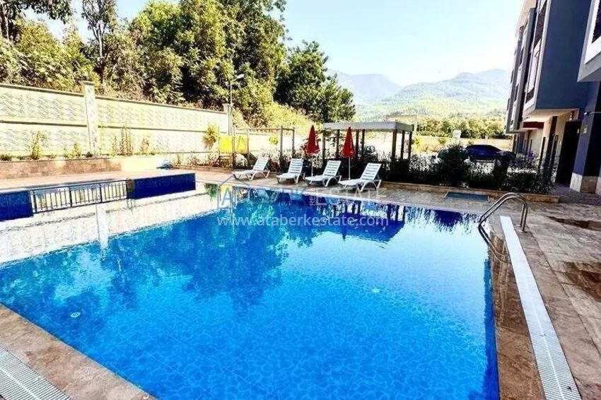 2+1 apartment in Alanya, Oba district - a residence with infrastructure 7 