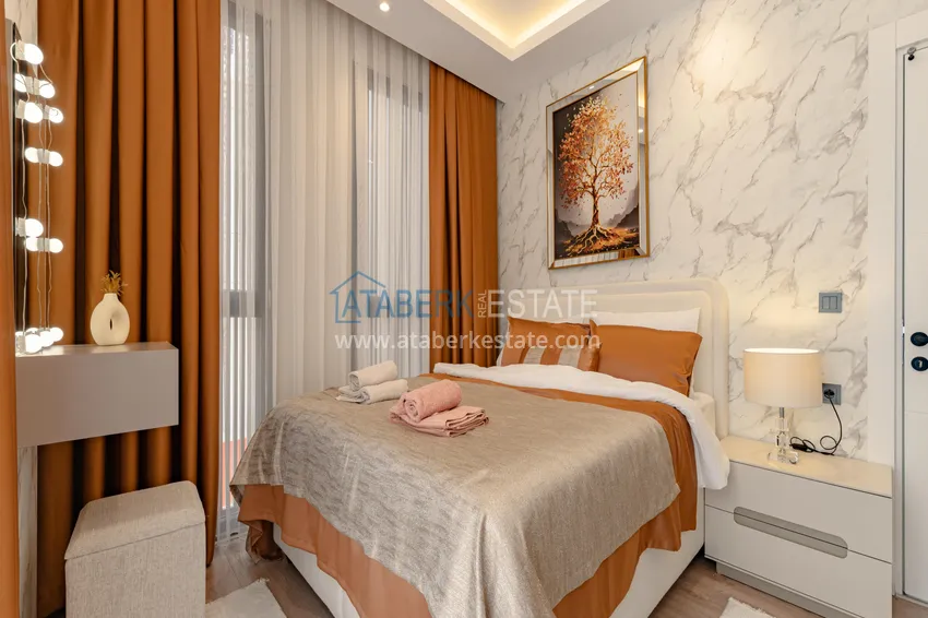 Purchase  New 1+1 apartment in the center of Alanya, Cleopatra beach area - high ceilings, new furniture and appliances 8 
