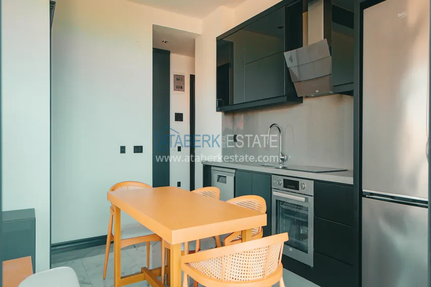 Purchase  1+1 sea view apartment in Kestel - first line, suitable for citizenship 8 