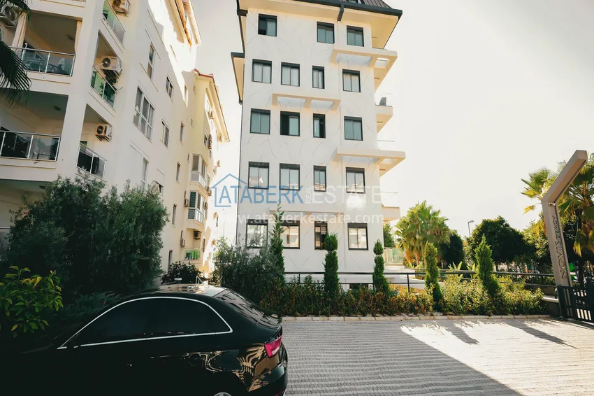 1+1 sea view apartment in Kestel - first line, suitable for citizenship 9 