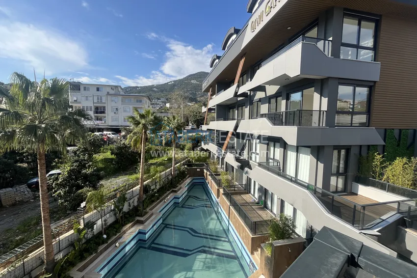 Purchase 1+1 apartment in Cikcilli - unfurnished, residence with infrastructure 10 